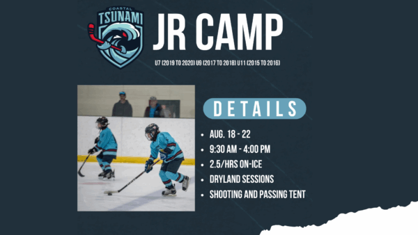 REGISTRATION IS OPEN FOR TSUNAMI JUNIOR CAMPS